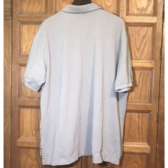 POLO by Ralph Lauren Polo Men's  2XLT Gray Pique Knit Short Sleeve Pony Shirt - Picture 9 of 11